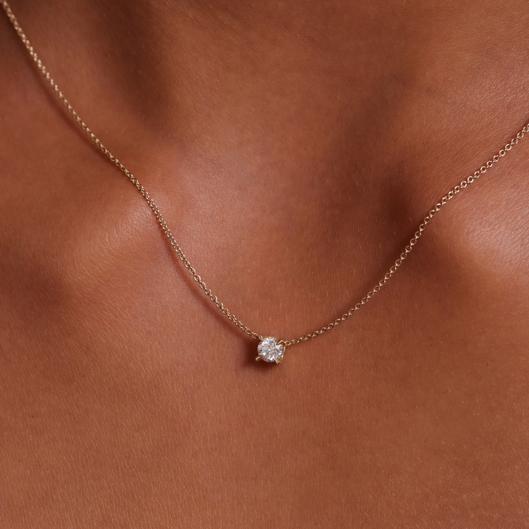 Lyra Necklace - Solid Gold